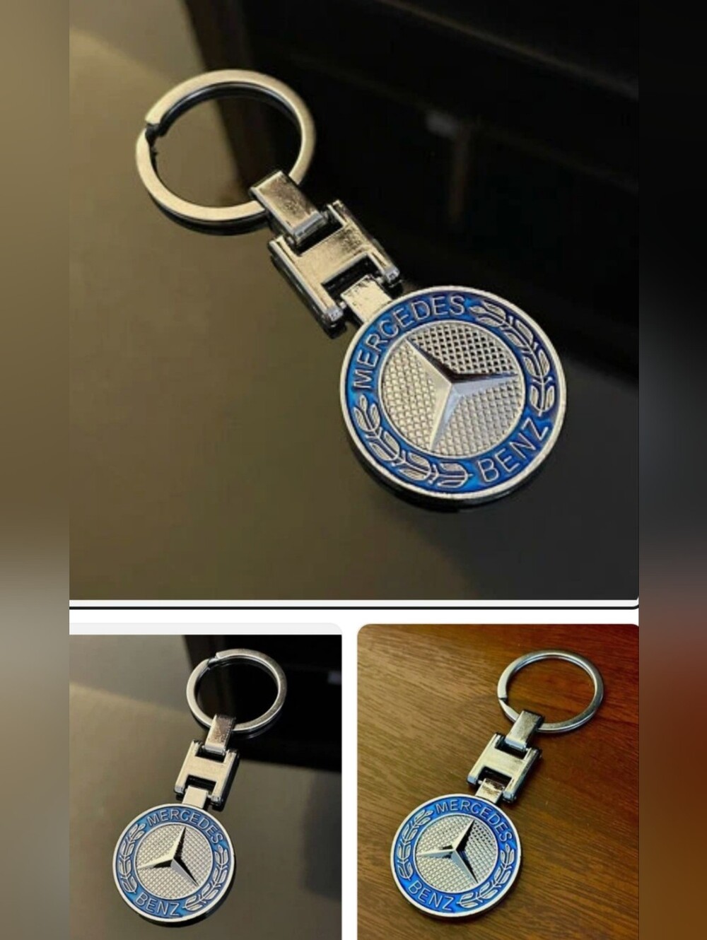 1 AMG Mercedes Brabus Or Affalterbach Metal Keychain Keyring Key Ring Fob
